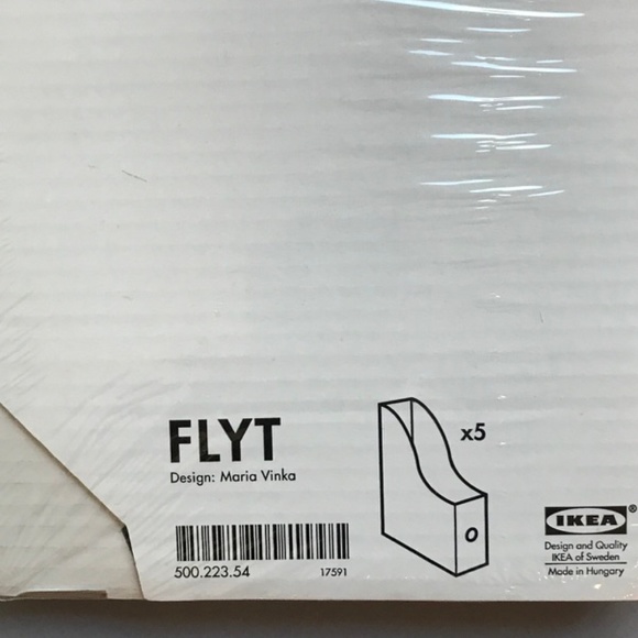 IKEA Office Ikea Flyt Magazine Files Set Of 5 New Poshmark